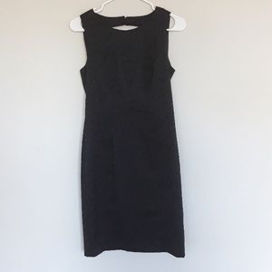 Black H&M animal print dress